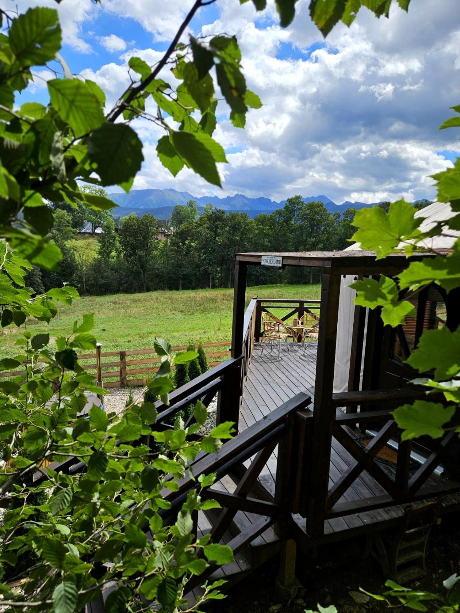 Jurta Na Wypasie - Luksusowy Namiot Z Widokiem Na Gory - Jacuzzi, Sauna, Split Ac, Private, Star View Zakopane Bagian luar foto