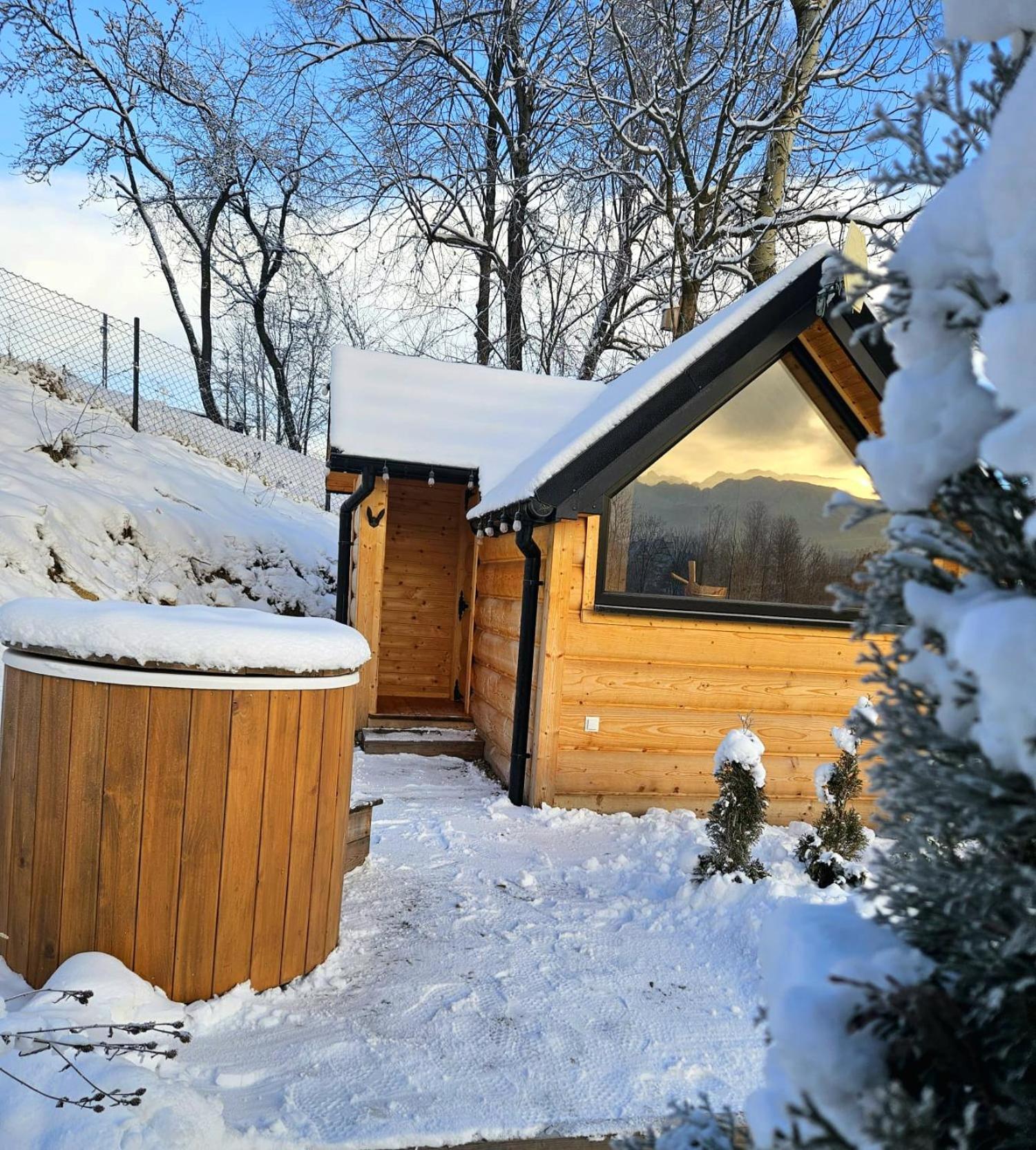 Jurta Na Wypasie - Luksusowy Namiot Z Widokiem Na Gory - Jacuzzi, Sauna, Split Ac, Private, Star View Zakopane Bagian luar foto